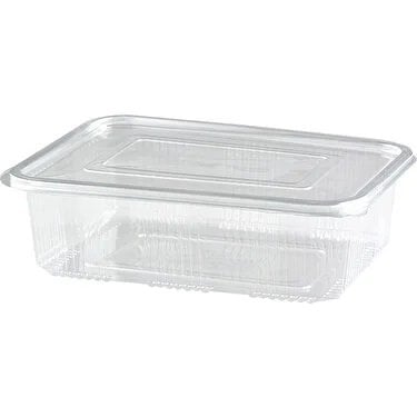 Plastik Sızdırmaz Kap Düz Kapaklı 1500 cc - 100 Adet x 4 Paket (Koli)