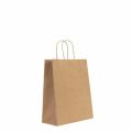 Burgu Saplı Kraft Kağıt Çanta 33x33x20 cm x 200 Adet (Koli)
