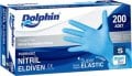Dolphin Mavi Nitril Eldiven Pudrasız Mavi (S) 100 Adet (Paket)