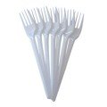 Plastik Çatal Şeffaf (Ekonomik) - 100 Adet (Paket)