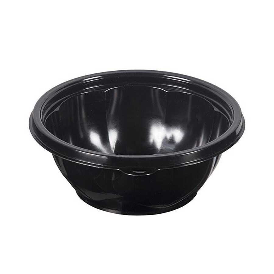 Ufo Salata Kabı 750cc - Siyah Gövde (PP) - 100 Adet (Paket)