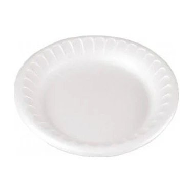 Köpük Tabak Yuvarlak 17 cm - 100-Adet x 10 Paket (Koli)