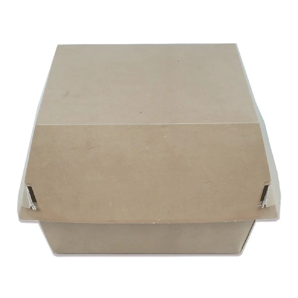 Hamburger Kutusu 12x12x7 cm Orta Boy - 100 Adet (Paket)