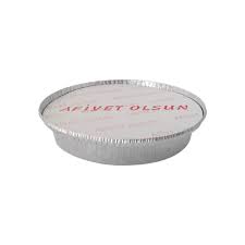 Alüminyum Künefe Kabı Kapağı - 100 Adet (Paket)