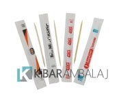 Markanıza Özel Logo Basklı Kağıtlı Kürdan